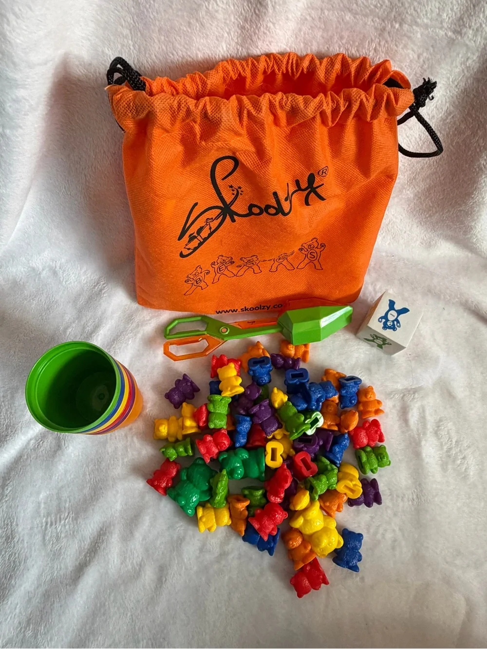 Skoolzy Rainbow Counting Bears Set